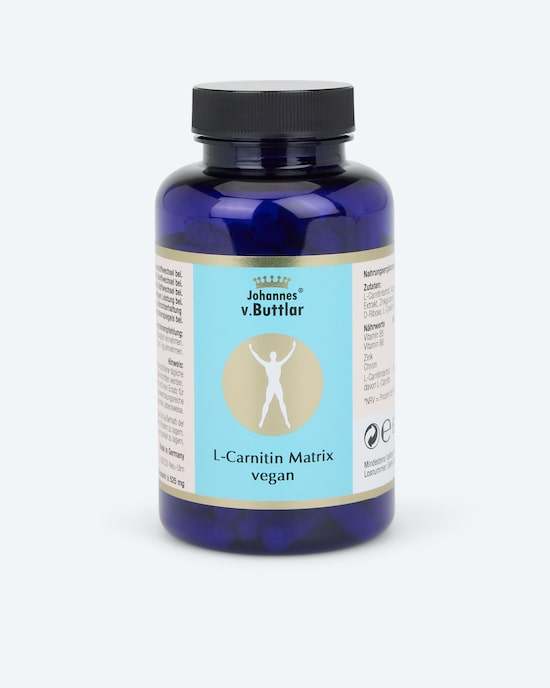 Produktabbildung für L-Carnitin Matrix vegan, 120 Kps.