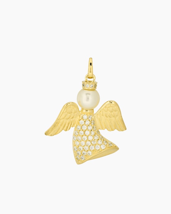 Produktabbildung für Anhänger "Engel" mit MK-Perle 8mm & Zirkonia