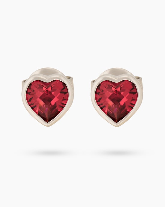 Produktabbildung für Ohrstecker "Herz" mit Zirkonia