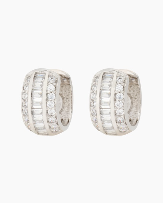 Produktabbildung für Creolen mit Zirkonia
