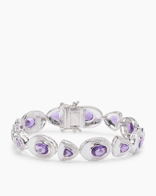 Produktabbildung für Armband mit Amethyst und Emaille-Lack