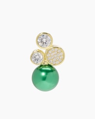 Produktabbildung für Anhänger mit Muschelkernperle 14 mm und Zirkonia