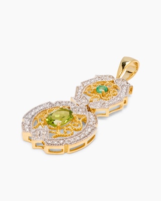 Produktabbildung 2 für Anhänger mit Peridot, Smaragd & Zirkon