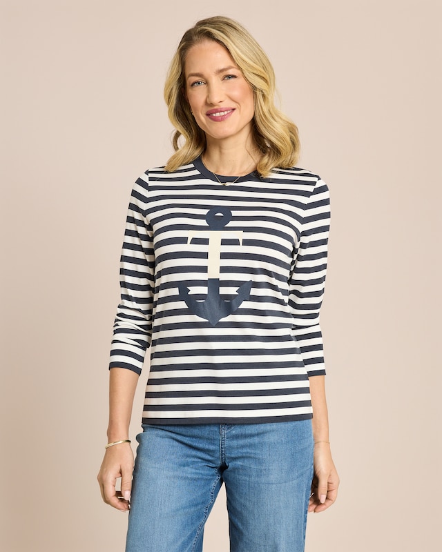 Heavy Shirt mit Ankerlogo