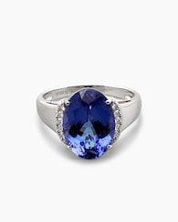 Produktabbildung für Ring mit Tansanit AAAAA & Brillanten