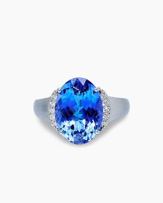 Produktabbildung 2 für Ring mit Tansanit AAAAA & Brillanten