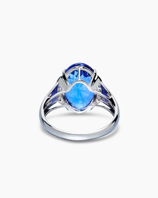 Produktabbildung 4 für Ring mit Tansanit AAAAA & Brillanten