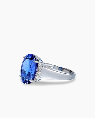 Produktabbildung 3 für Ring mit Tansanit AAAAA & Brillanten