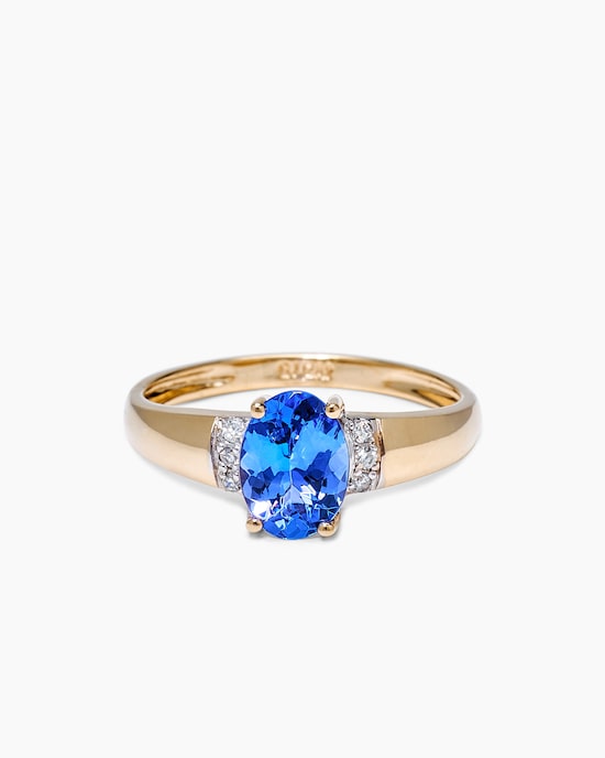 Produktabbildung für Ring mit Tansanit AAA & Brillanten