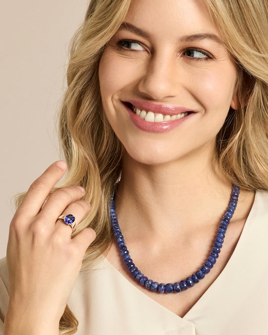 Produktabbildung für Ring mit Tansanit AAAA