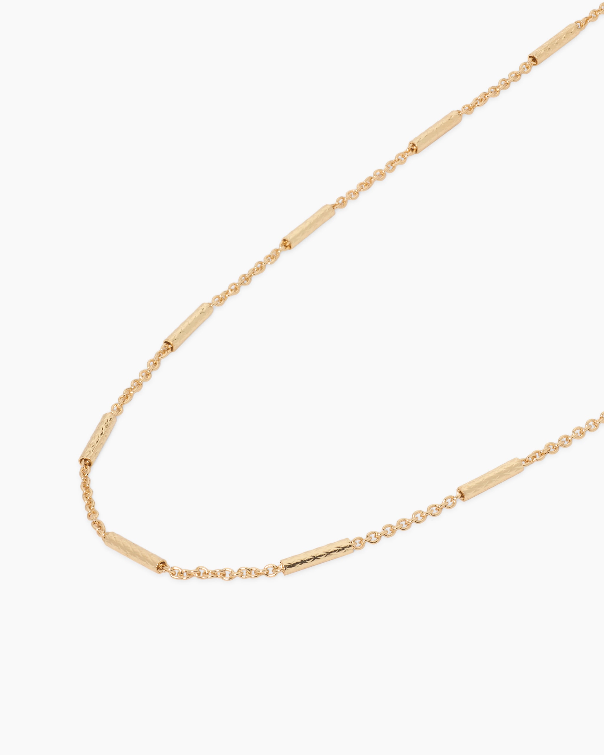 Produktabbildung für Collier mit strukturierten Zwischenelementen