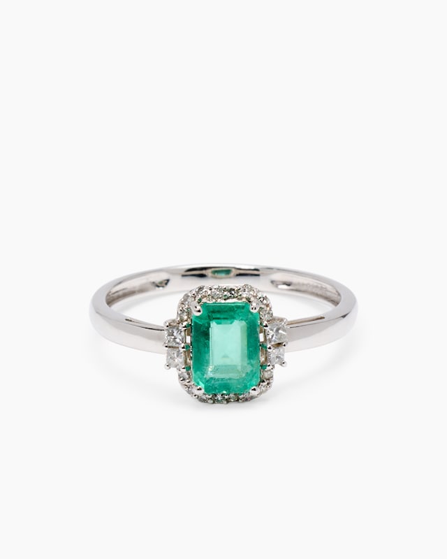 Ring mit kolumbianischem Smaragd