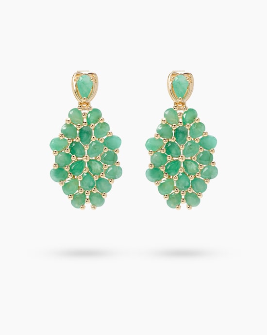 Produktabbildung für Ohrstecker mit Smaragd