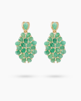 Produktabbildung 1 für Ohrstecker mit Smaragd