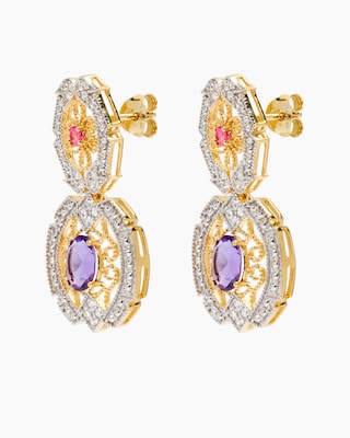 Produktabbildung 2 für Ohrstecker mit Amethyst