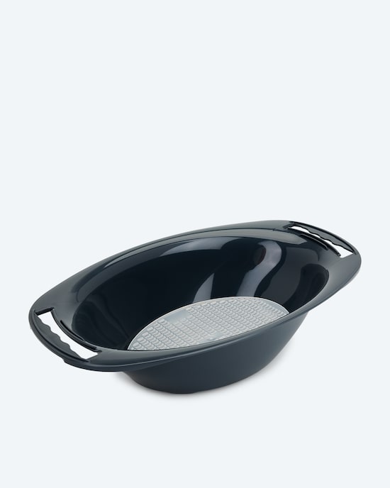 Produktabbildung für Auffangschale oval mit Sieb