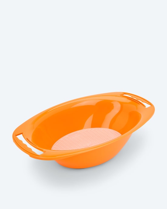 Produktabbildung für Auffangschale oval mit Sieb