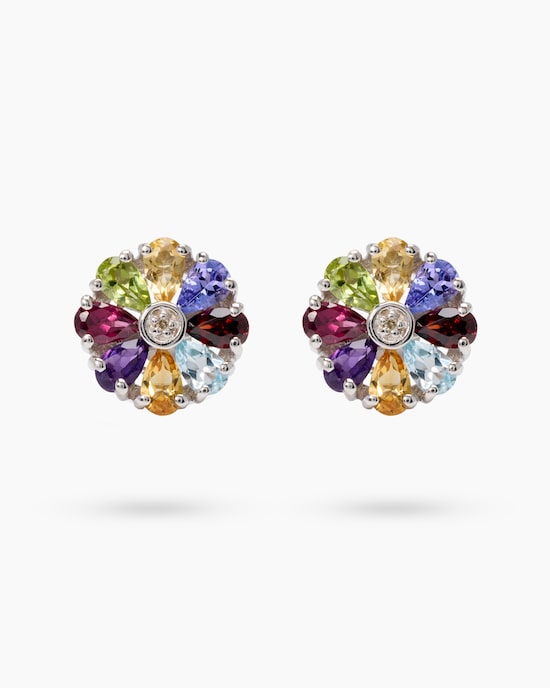 Produktabbildung für Ohrstecker Multi Edelstein