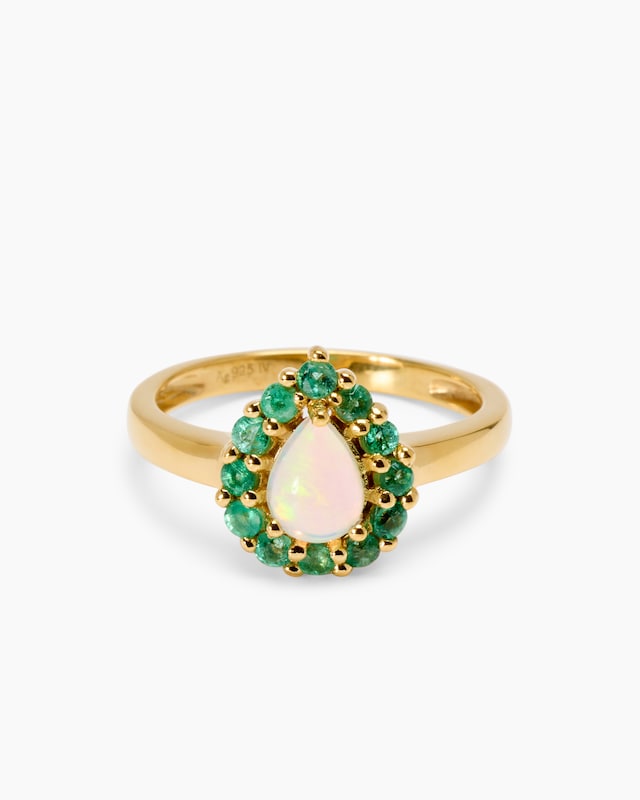 Ring mit Äthiopischem Opal