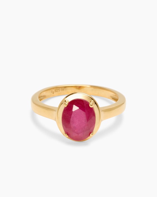 Produktabbildung für Ring mit Sambia Rubin