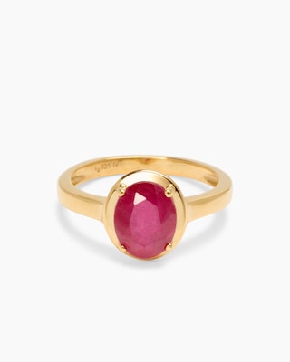 Produktabbildung 1 für Ring mit Sambia Rubin