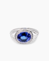 Produktabbildung für Ring mit Tansanit AAAAA Blaues Gold von Afrika & Brillanten