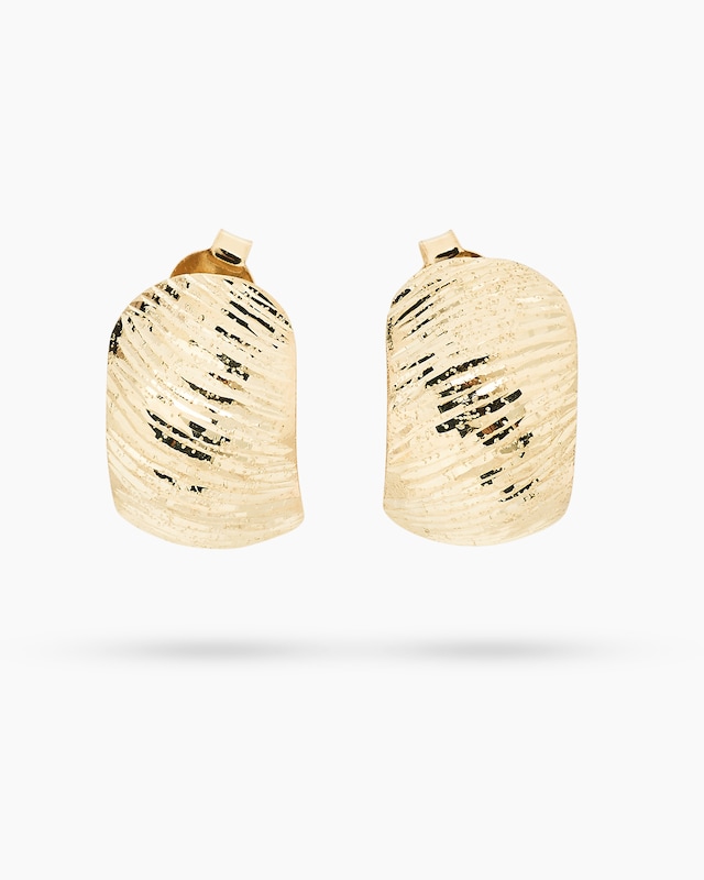 Halbcreolen, diamantiert