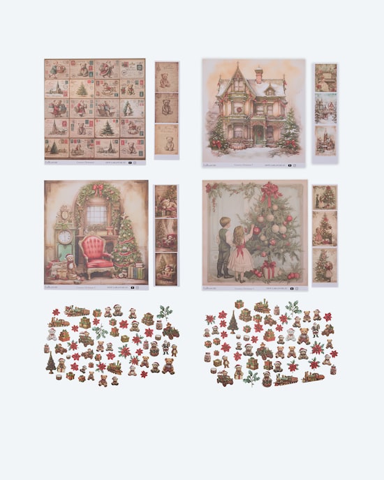 Produktabbildung für Papierset "Teddybären"