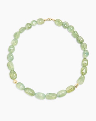 Produktabbildung 1 für Collier mit Prenith, Pyrit & Hämatit