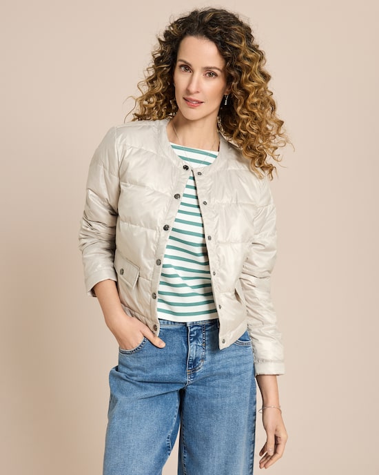 Produktabbildung für Steppjacke mit Druckknöpfen