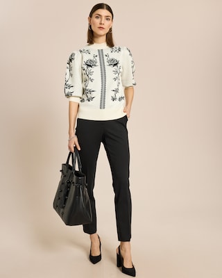 Produktabbildung 3 für Pullover mit Rosenjacquard Couture