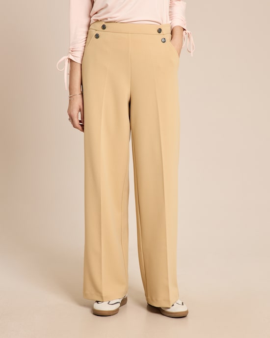 Produktabbildung für Techno Stretch Hose mit Knopfdetail