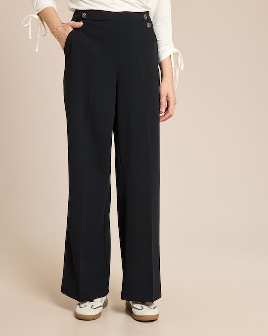 Produktabbildung für Techno Stretch Hose mit Knopfdetail