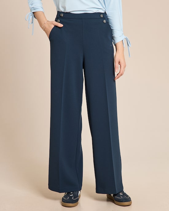 Produktabbildung für Techno Stretch Hose mit Knopfdetail