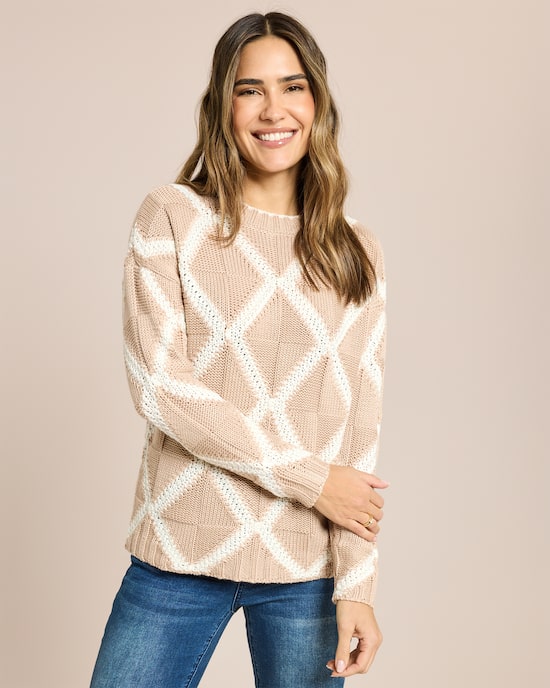 Produktabbildung für Pullover Intarsienmuster