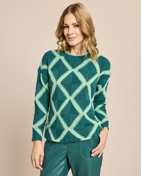 Produktabbildung für Pullover Intarsienmuster