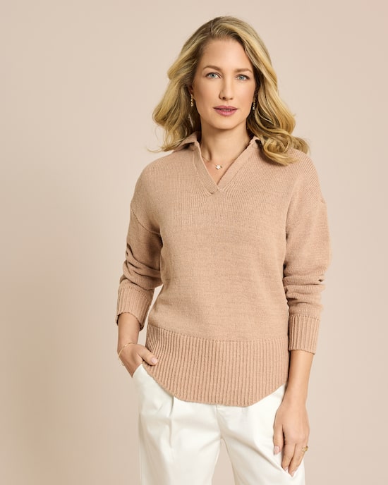 Produktabbildung für Pullover mit V-Ausschnitt