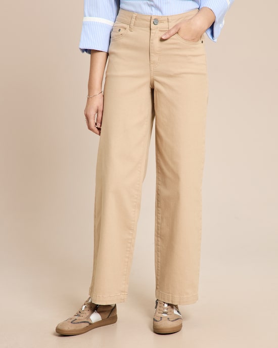 Produktabbildung für Jeanshose weiter Beinverlauf