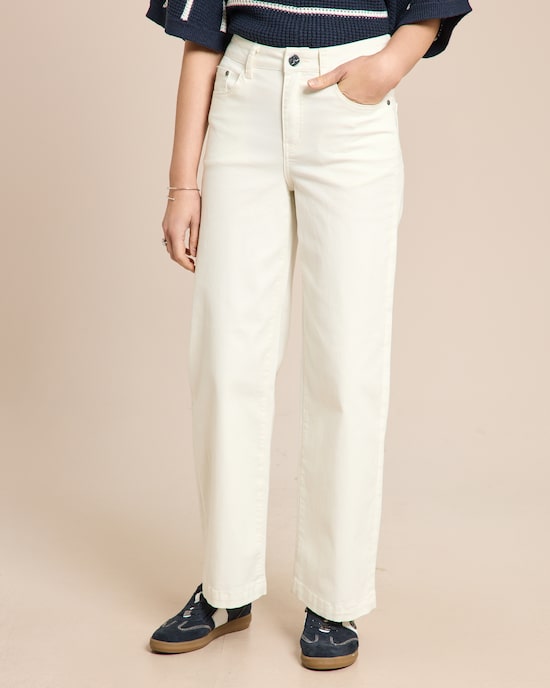 Produktabbildung für Jeanshose weiter Beinverlauf