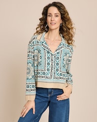 Produktabbildung für Bluse mit Reverskragen