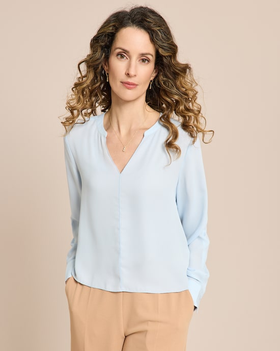 Produktabbildung für Bluse mit Ziernähten