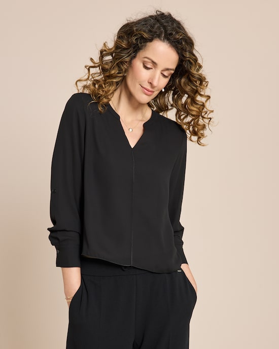 Produktabbildung für Bluse mit Ziernähten