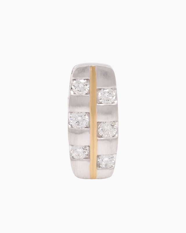 Bicolor-Brillant-Anhänger 0,30 ct