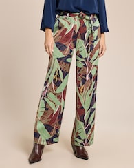 Produktabbildung für Hose mit Palmenprint