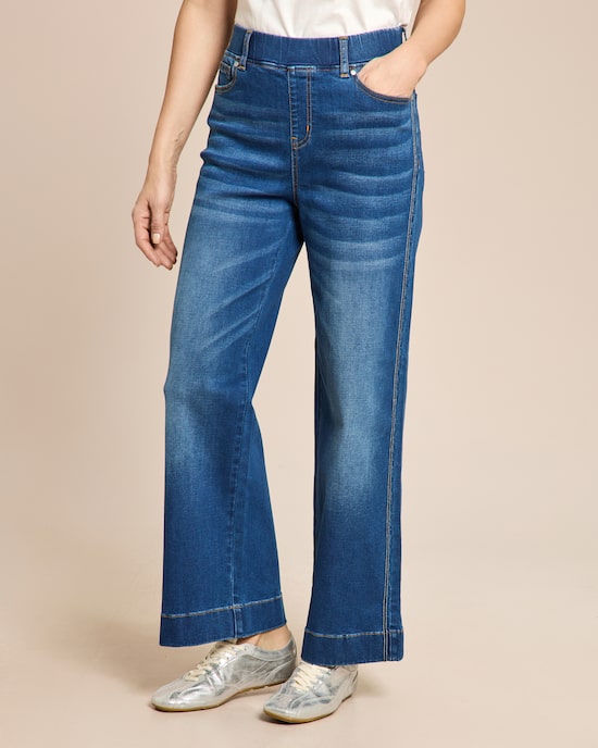 Produktabbildung für Wide Leg Jeans zum Schlupfen
