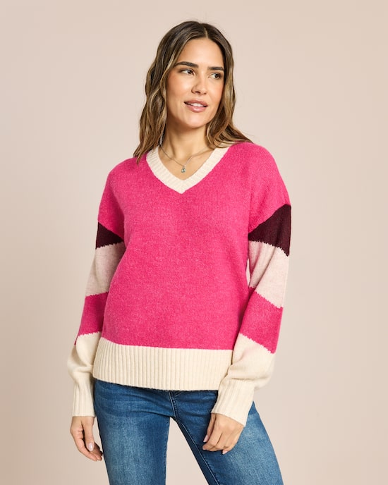 Produktabbildung für Pullover Mehrfarbig