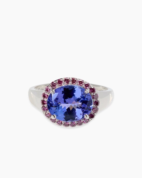 Produktabbildung für Ring mit Tansanit AAAAA und Brillant