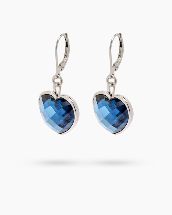 Produktabbildung für Herz-Ohrhänger mit Zirkonia