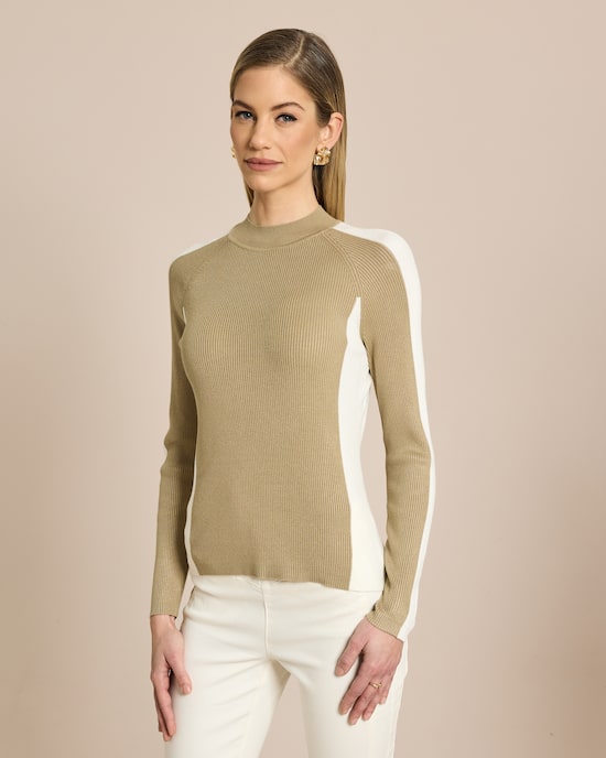 Produktabbildung für Strickpullover bicolor