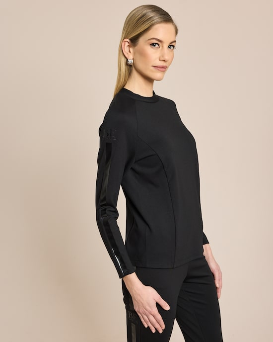 Produktabbildung für Shirt mit Glanzstreifen